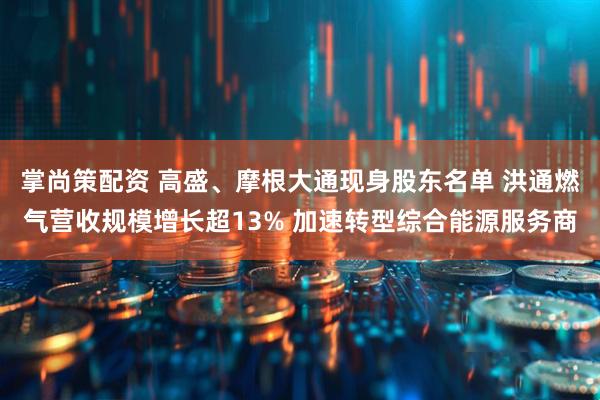 掌尚策配资 高盛、摩根大通现身股东名单 洪通燃气营收规模增长超13% 加速转型综合能源服务商